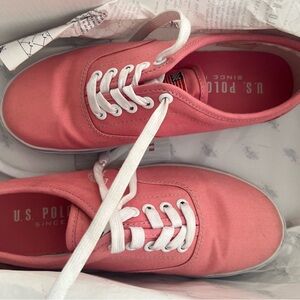 U.S. Polo Assn. Women's Coral Sneakers